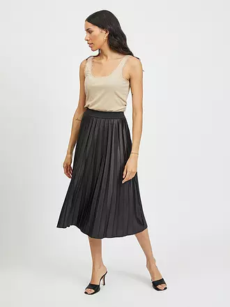 VILA | Midi skirt VINITBAN | schwarz